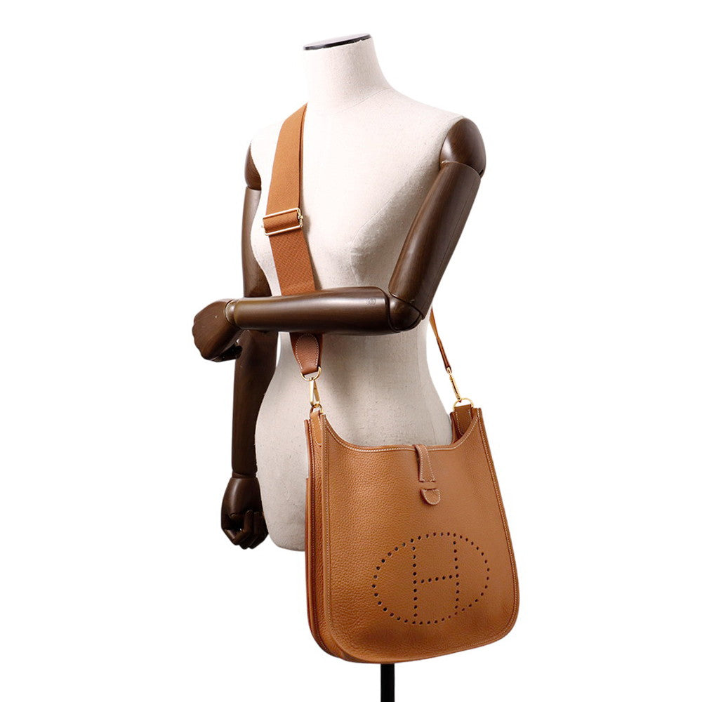 HERMES Evelyne3 Gold Taurillon Clemence Size PM
