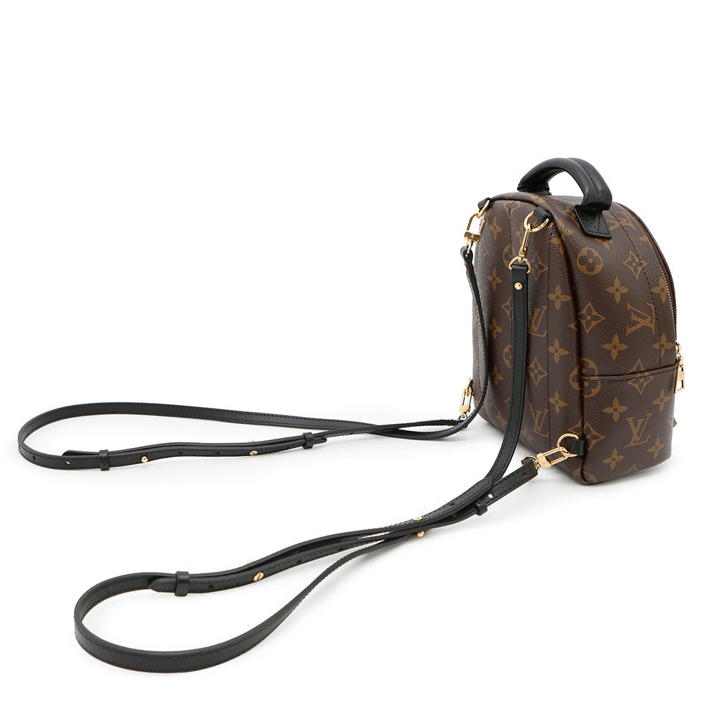 LOUIS VUITTON Palm Springs Backpack NoirM44873 Monogram Size MINI