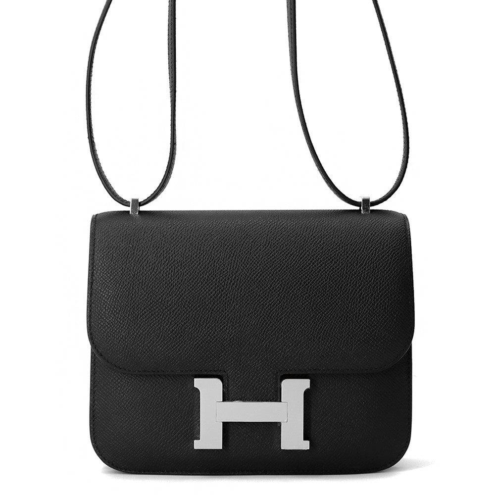 HERMES Constance3 Miroir Black Epsom Size Mini