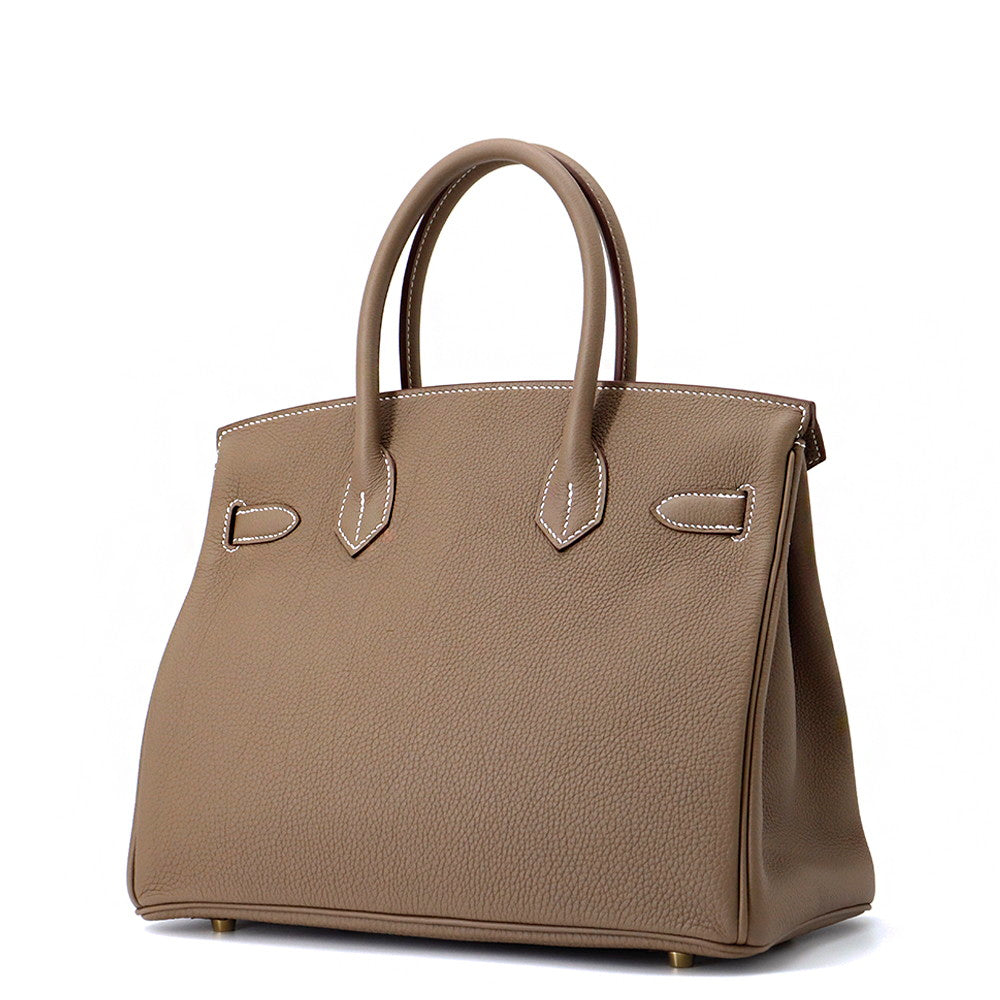 HERMES Birkin Etoupe Togo Leather Size 30