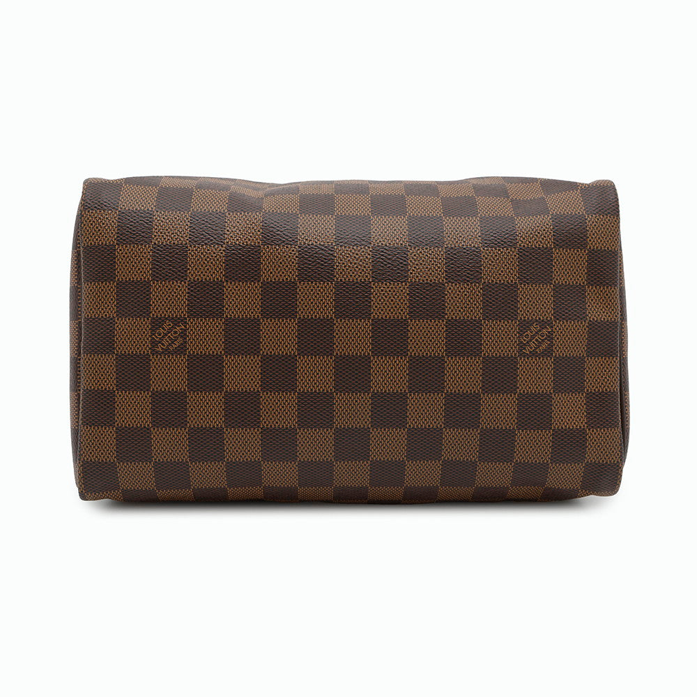 LOUIS VUITTON Speedy RedN41365 Damier Ebene Canvas Size 25