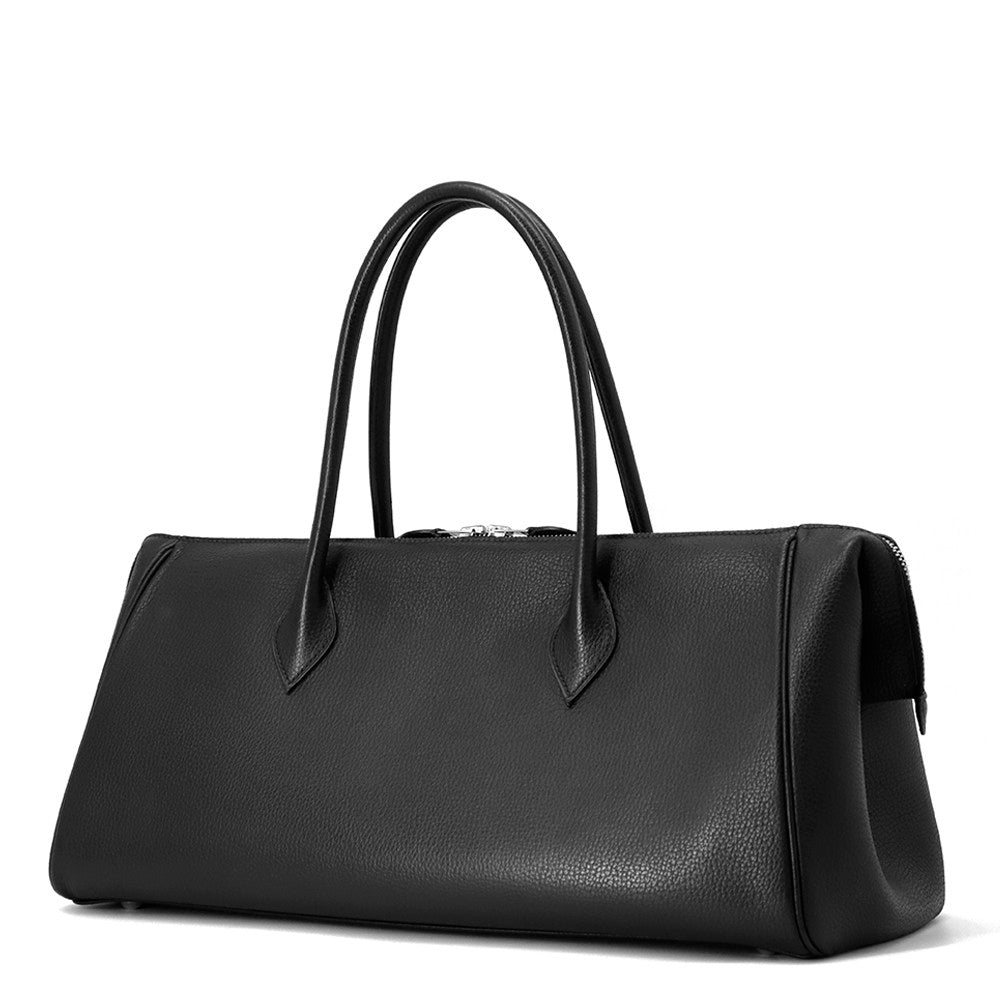 HERMES Pararib Bay Black Ardennes Leather Size 40
