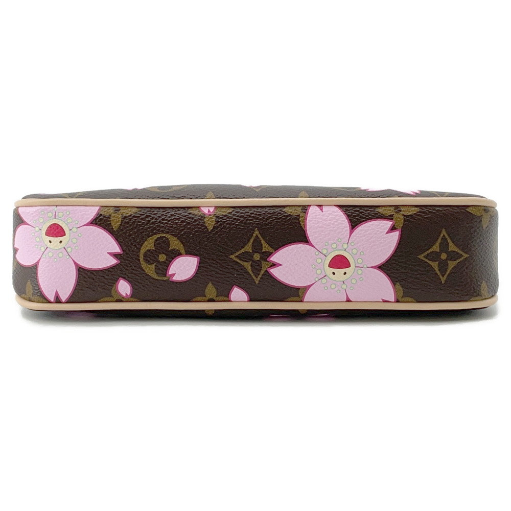 LOUIS VUITTON LV Ã TM Pochette Accessoires PinkM13666 Monogram Cherry Blossom