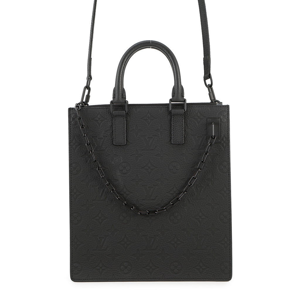LOUIS VUITTON Sac Plat Messenger NoirM55924 Monogramã»Taurillon