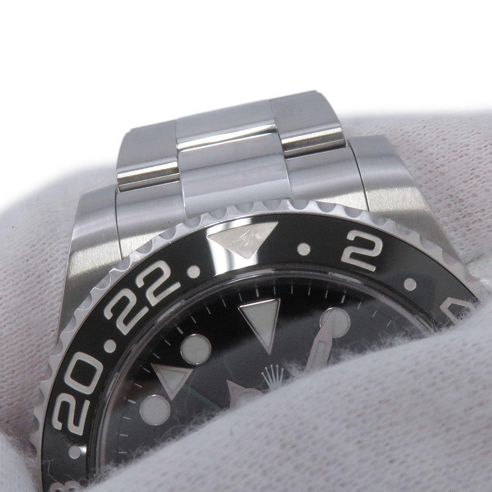 ROLEX GMT MasterII W40mm Stainless Steel Black Dial116710LN