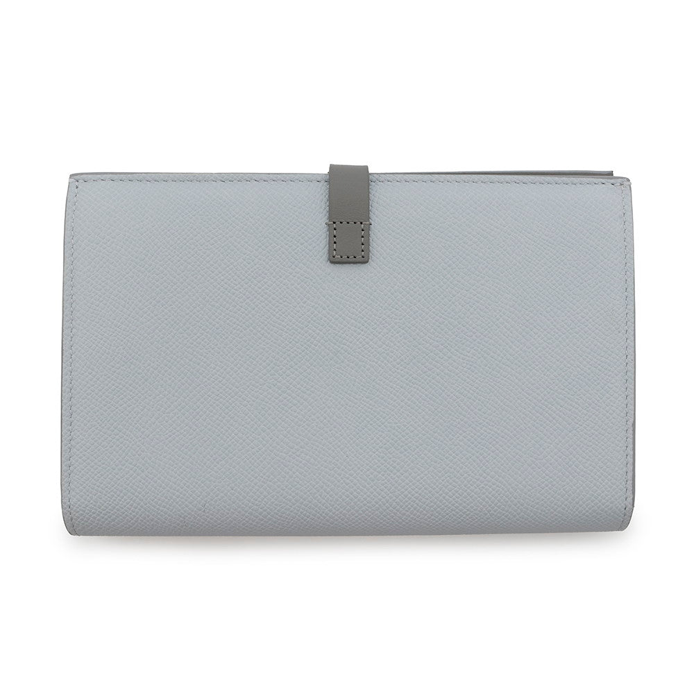 CELINE Multi-function Bifold Wallet Blue/Gray104873 Leather