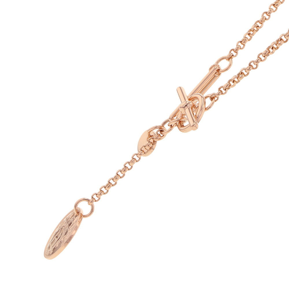 HERMES Exlibris Pendant Size PMH120344B 00 18K Pink Gold