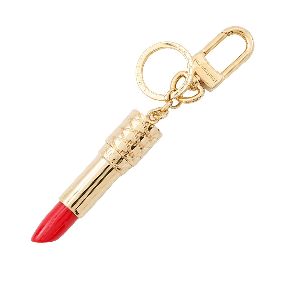 LOUIS VUITTON Bag Charmã»LV Lipstick Red/GoldM03006 Metal