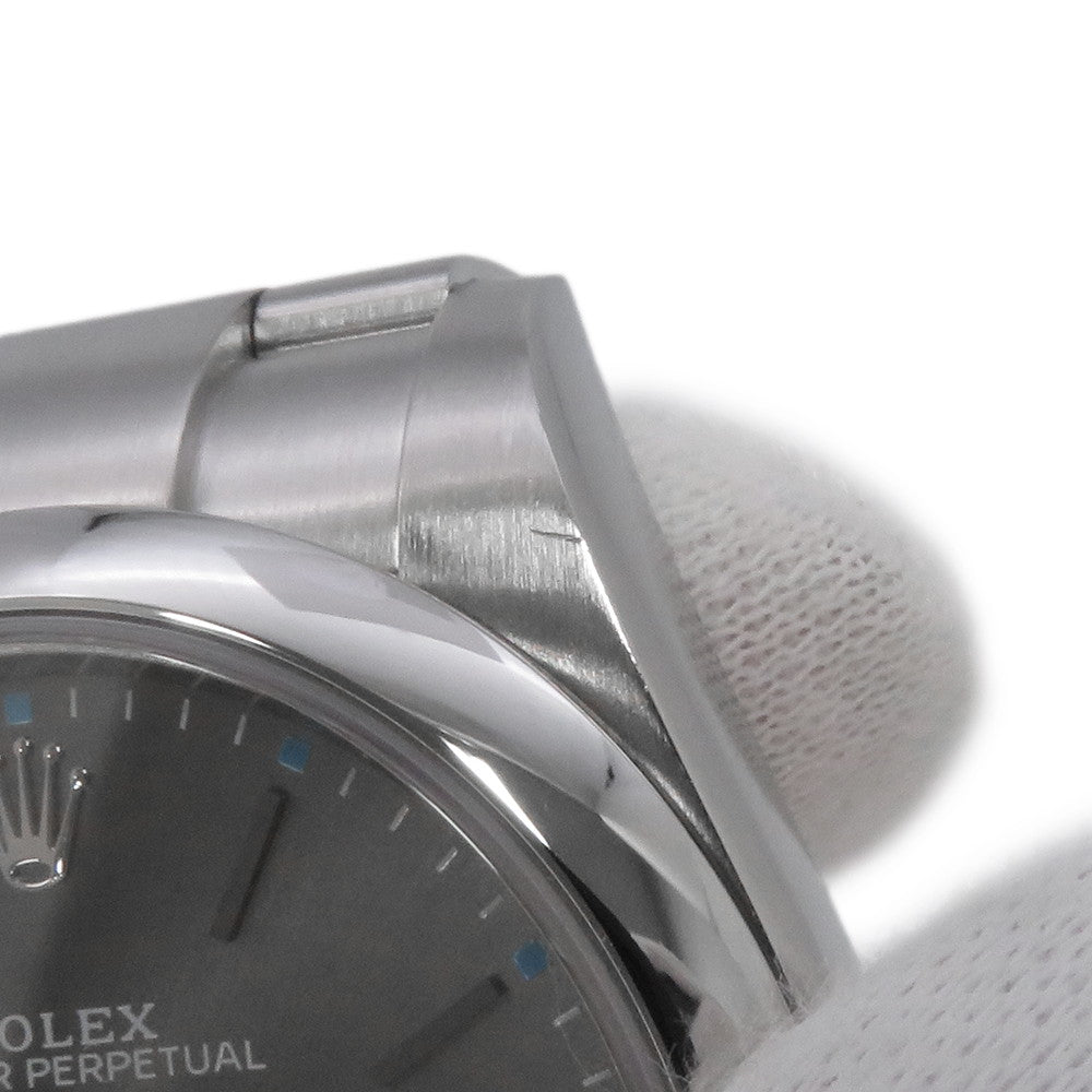 ROLEX Oyster Perpetual W39mm Stainless Steel Dark Rolesium Dial114300