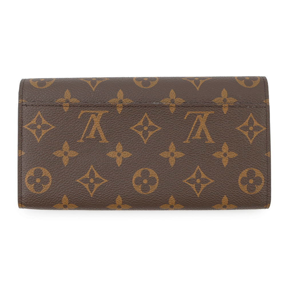 LOUIS VUITTON Portefeuille Sarah FuchsiaM62234 Monogram