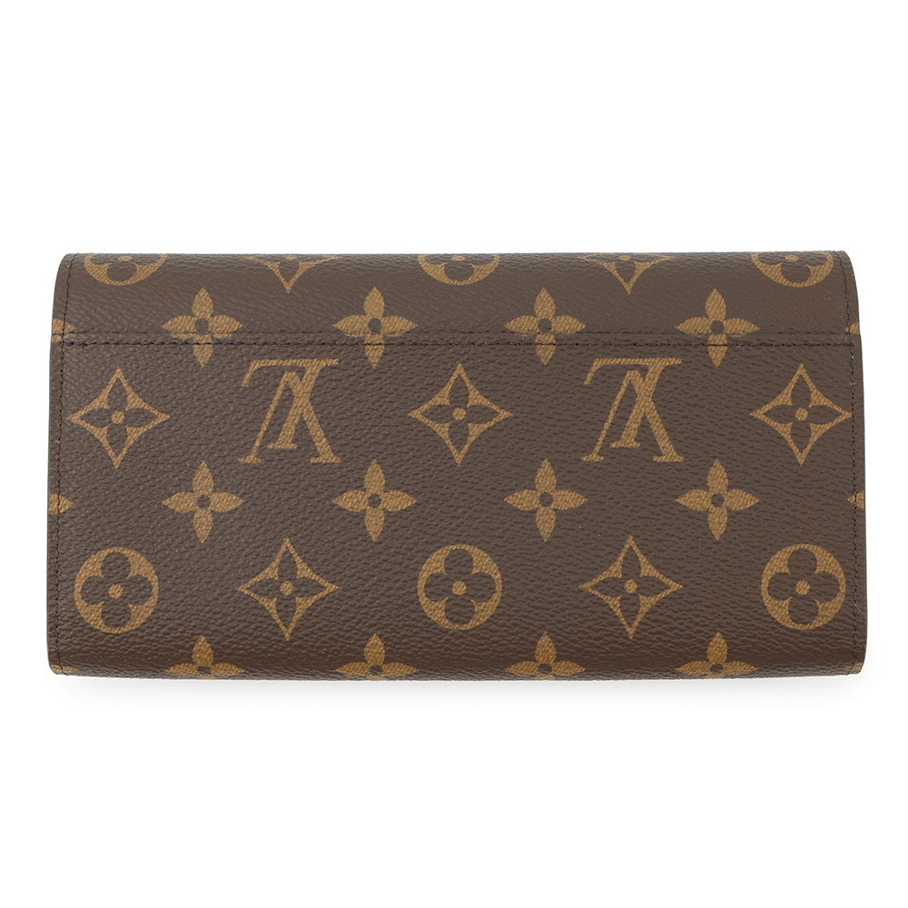 LOUIS VUITTON Portefeuille Sarah CoquelicotM62236 Monogram