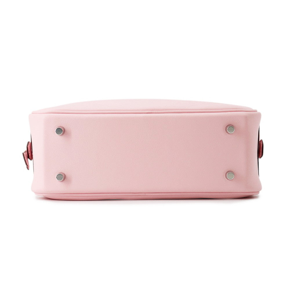 HERMES Plume Rose Sakura Swift Leather Size Mini