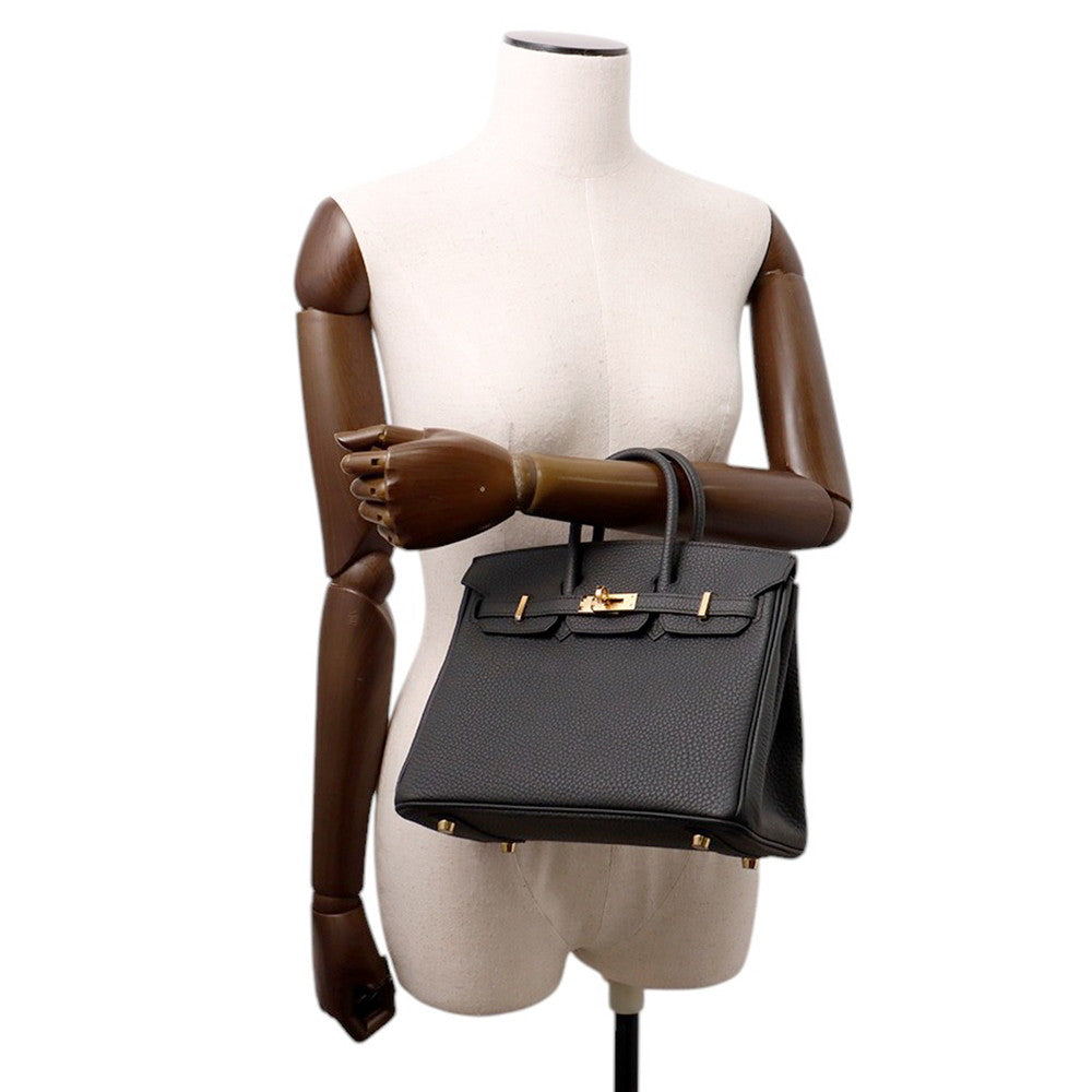 HERMES Birkin Plomb Togo Leather Size 25