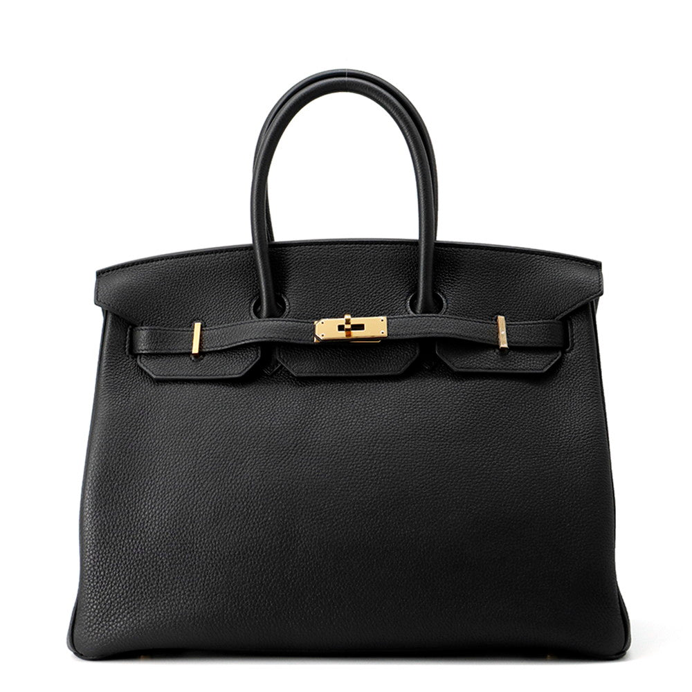HERMES Birkin Black Togo Leather Size 35