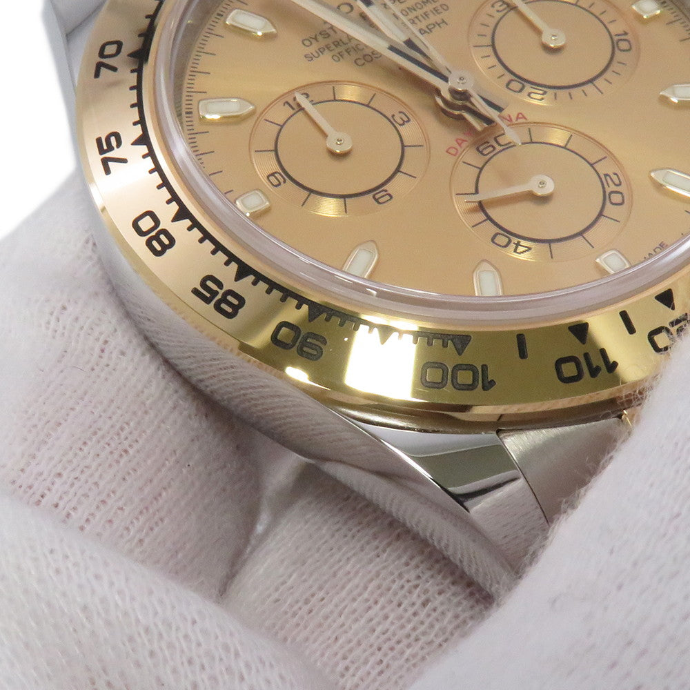 ROLEX Cosmograph Daytona W40mm Stainless Steel K18YG Champagne Gold Dial116503