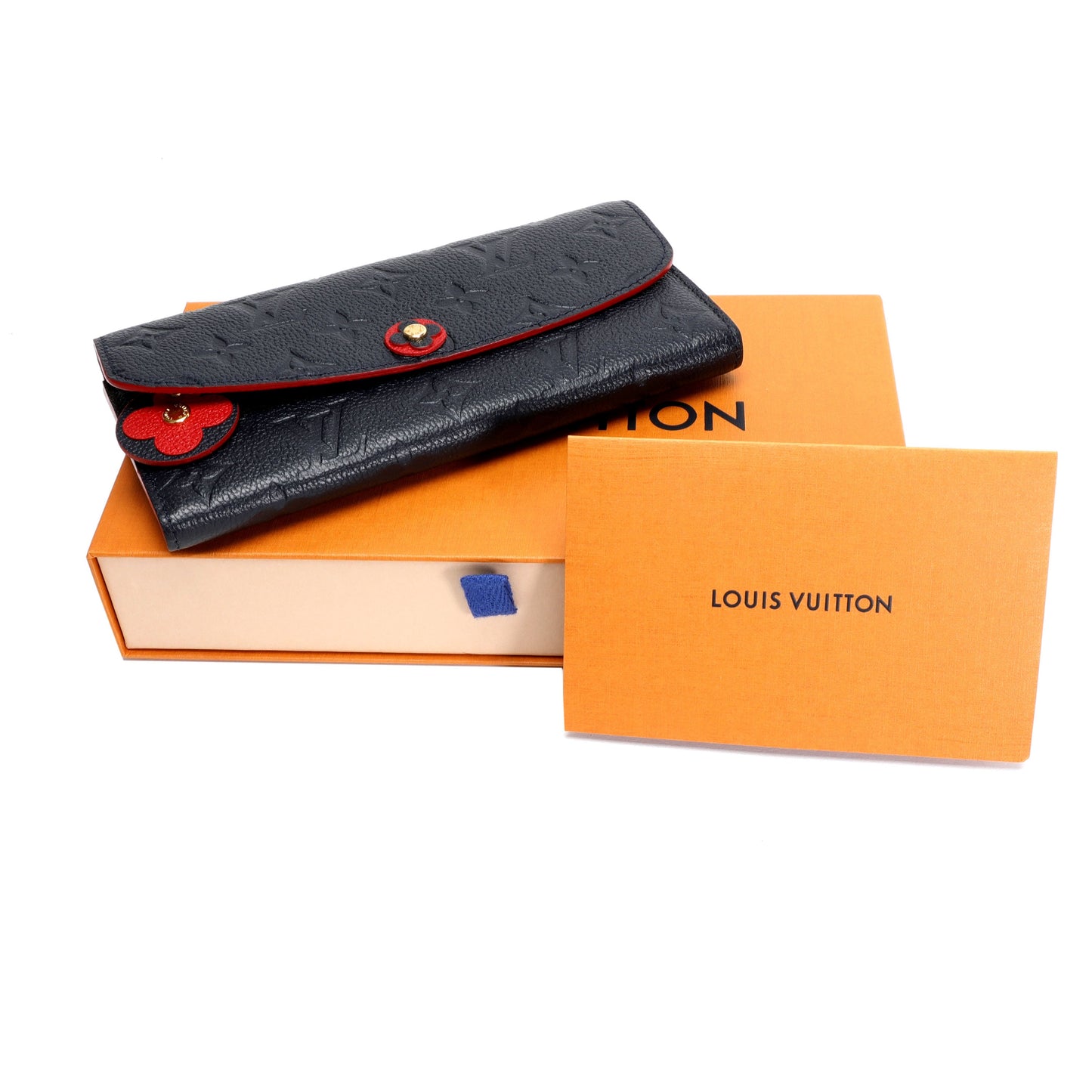Louis Vuitton Louis Vuitton Marine Rouge Monogram Empriente Emilie Wallet