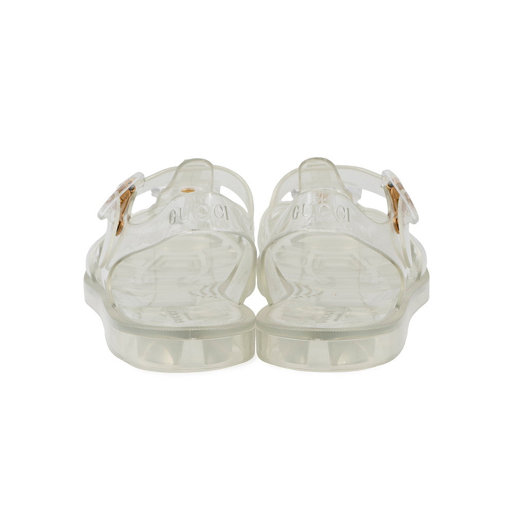 GUCCI Sandals Transparent676970 Rubber Size 40