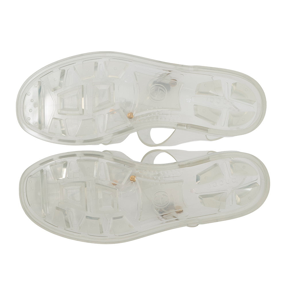 GUCCI Sandals Transparent676970 Rubber Size 40