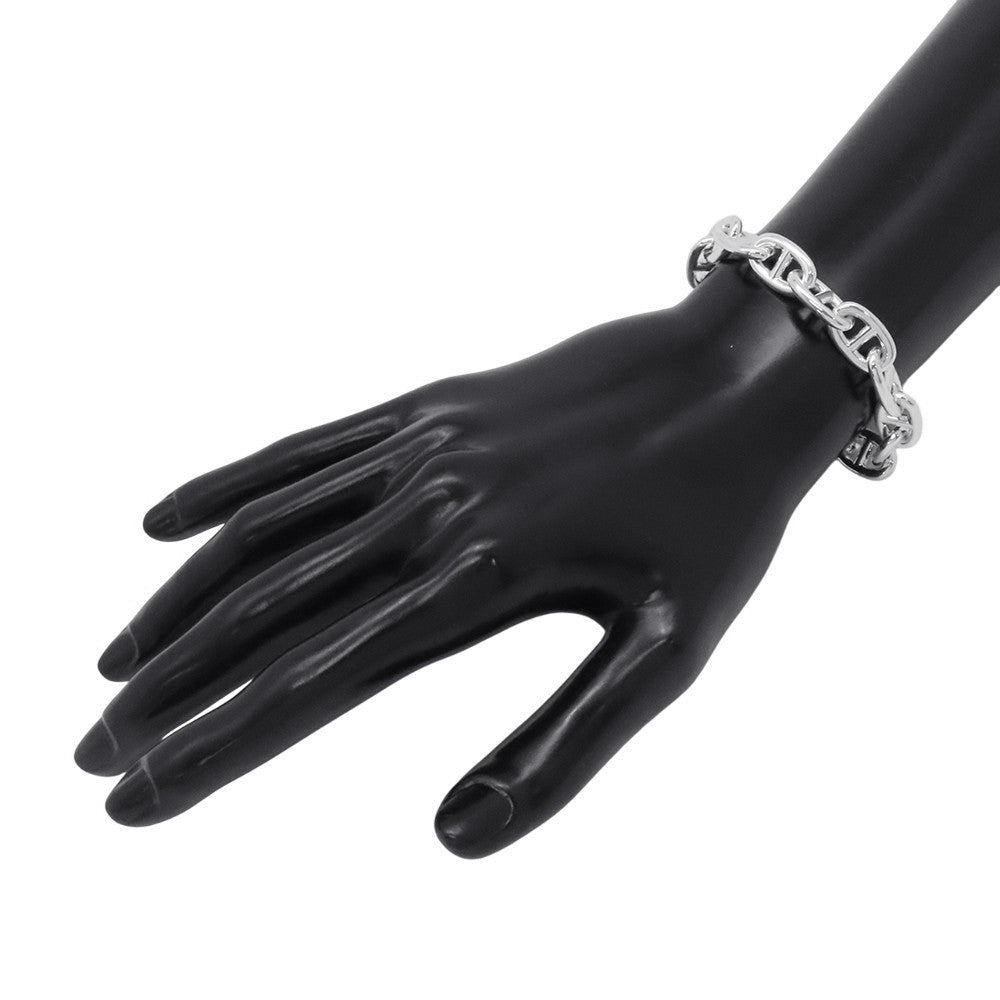 HERMES Chaine d'Ancre Bracelet 15 frames Size MM SV925