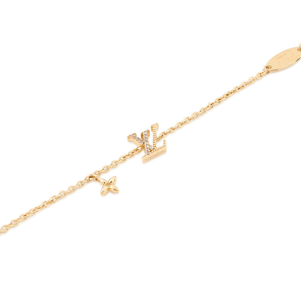 LOUIS VUITTON Braceletã»LV Iconic GoldM00587 Metal Rhinestone