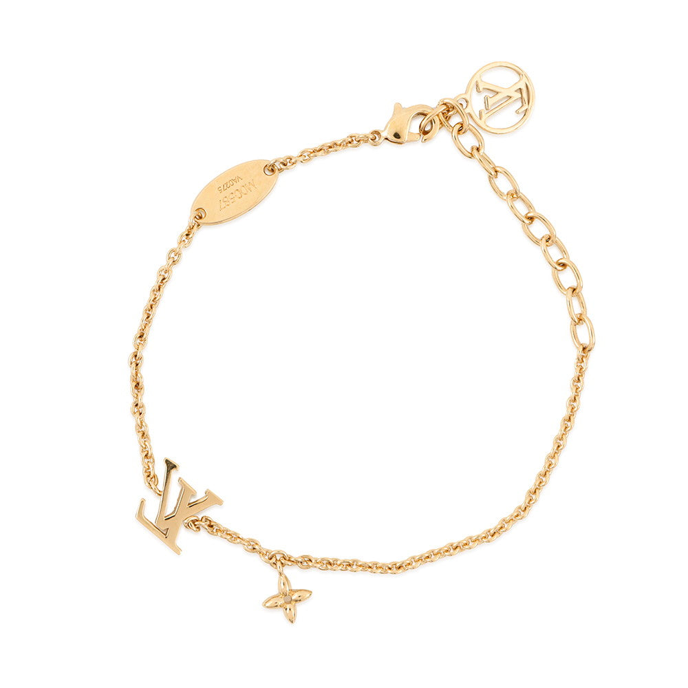 LOUIS VUITTON Braceletã»LV Iconic GoldM00587 Metal Rhinestone