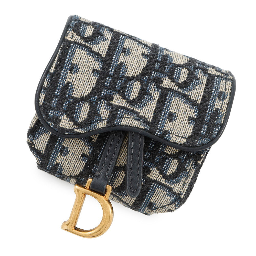Dior AirPods Pro Earphone Case Oblique Navy/BeigeS5675CTZQ Canvas