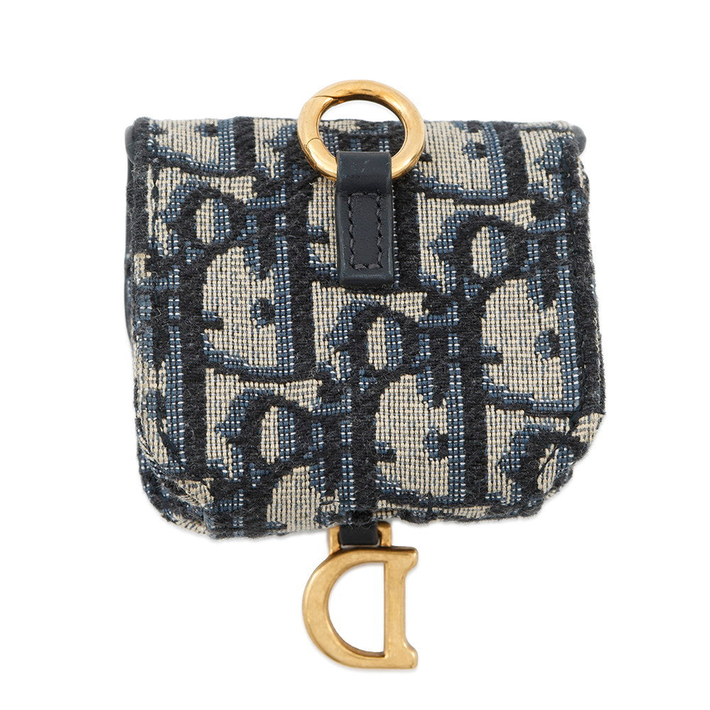 Dior AirPods Pro Earphone Case Oblique Navy/BeigeS5675CTZQ Canvas