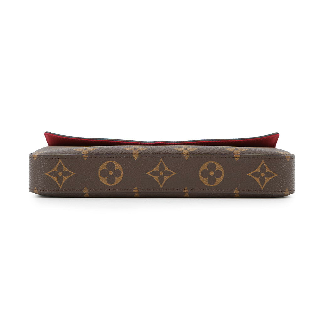 LOUIS VUITTON Felicie Pochette FuchsiaM61276 Monogram