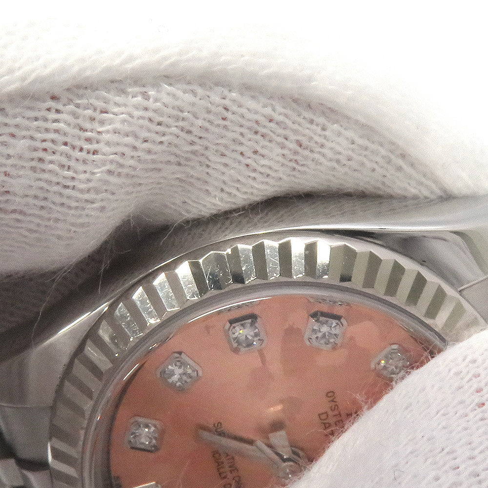 ROLEX Datejust W26mm Stainless Steel K18WG Pink Gold Dial179174G