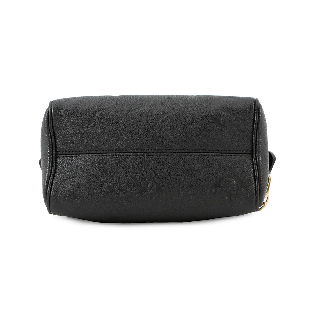 LOUIS VUITTON Speedy Bandouliere NoirM58953 Monogram Empreinte Leather Monogram Giant Size 20