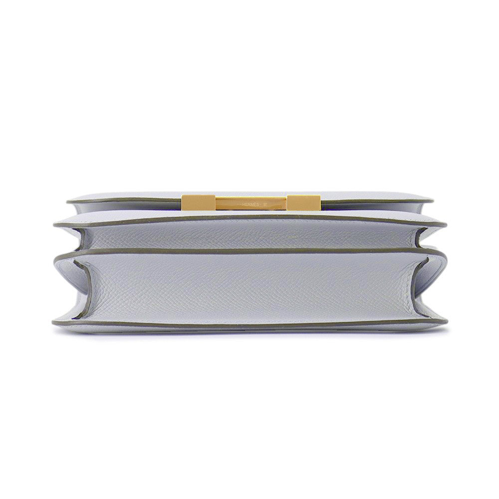 HERMES Constance3 Miroir Blue Gacier Epsom Size Mini