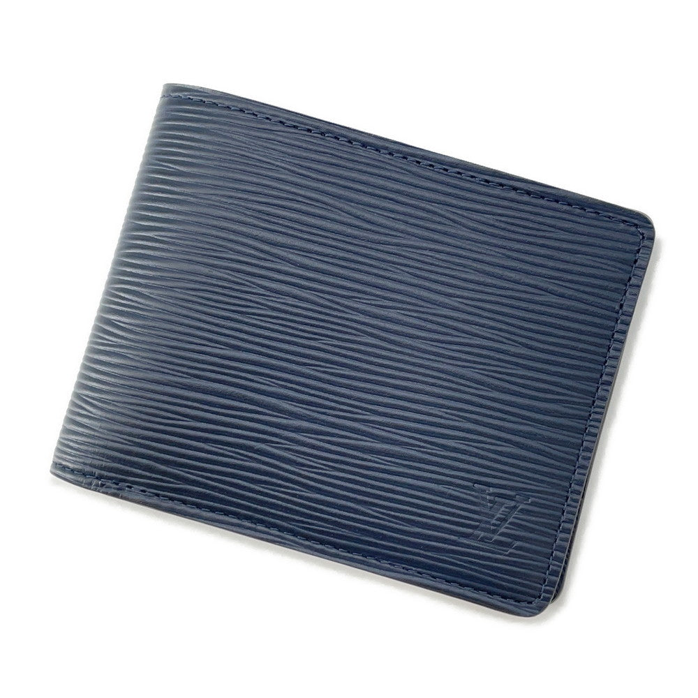 LOUIS VUITTON Portefeuille Multiple Blue MarineM61825 Epi Leather