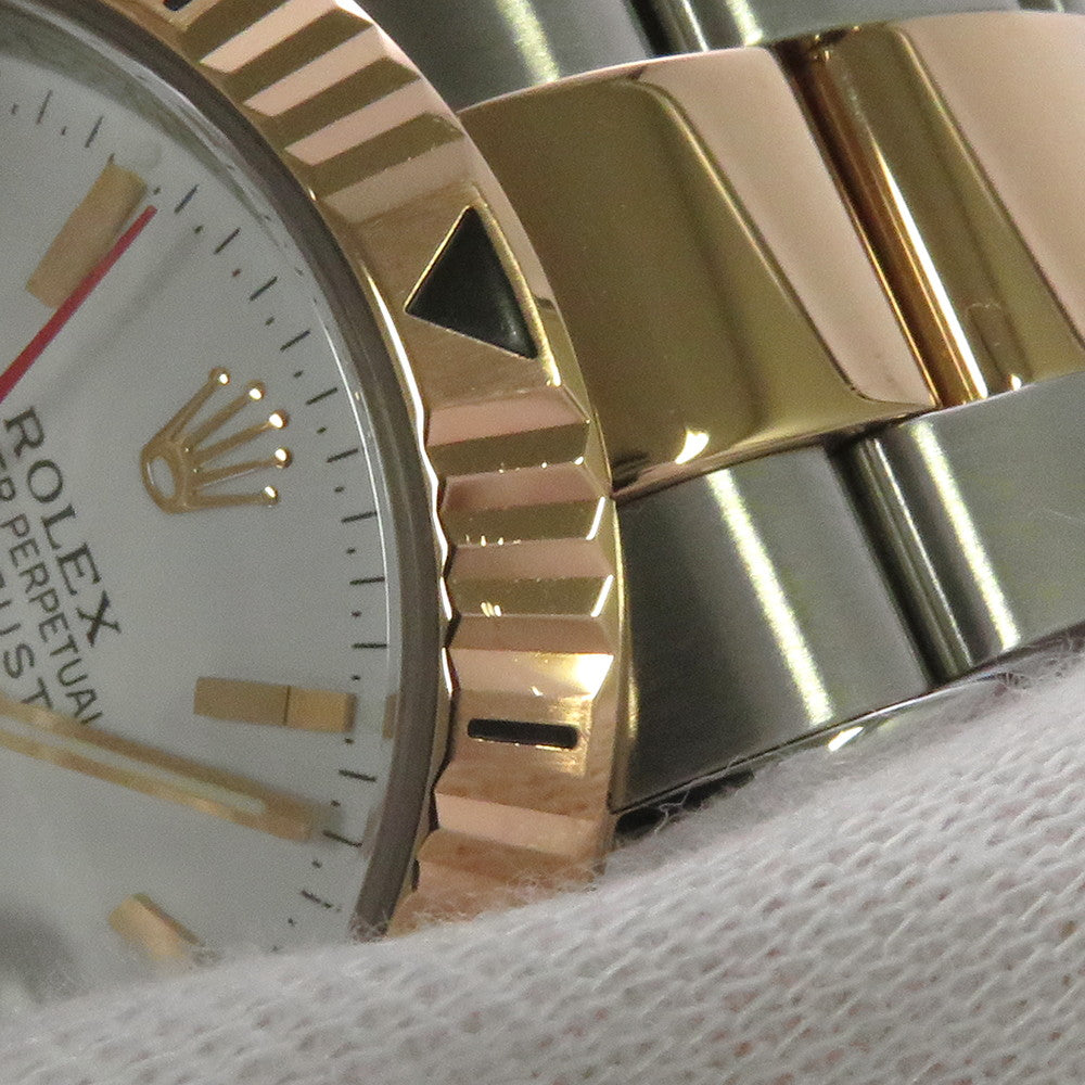 ROLEX Datejust Turn-O-Graph W36mm Stainless Steel K18PG White Dial116261