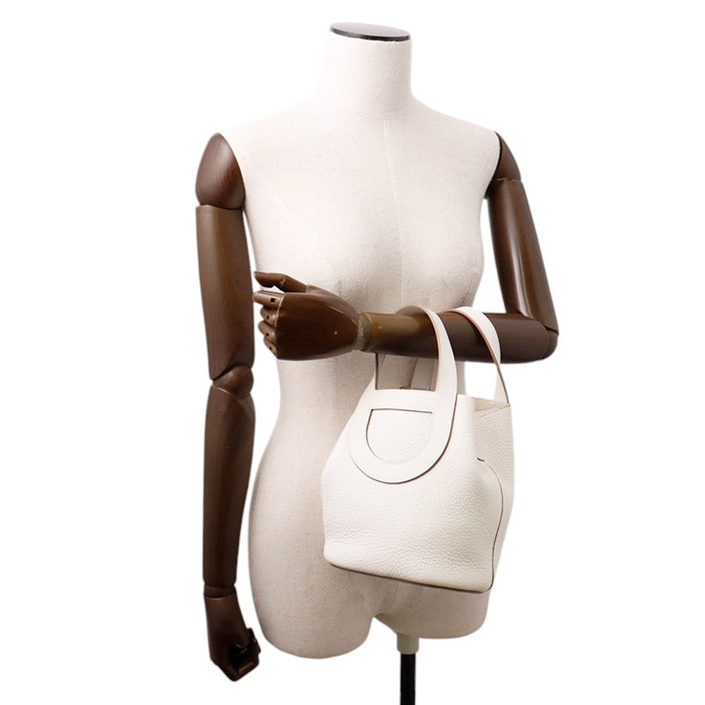 HERMES In the loop Grease pail Taurillon Clemence Swift Leather Size PM