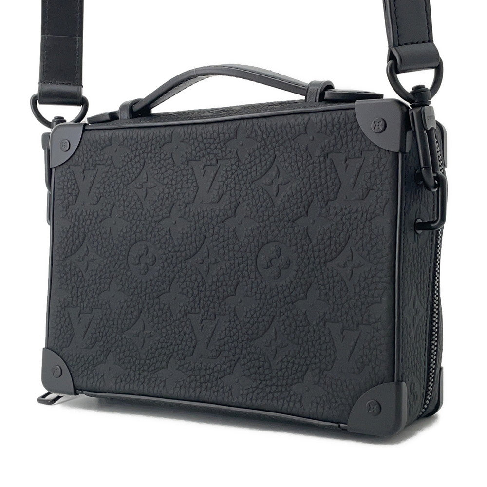 LOUIS VUITTON Handle ã» Soft Trunk NoirM59163 Monogram Taurillon Leather