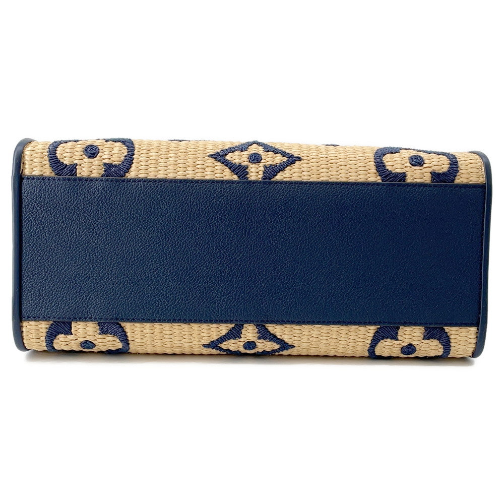 LOUIS VUITTON Onthego BlueM57723 Monogramã»Raffia Size MM
