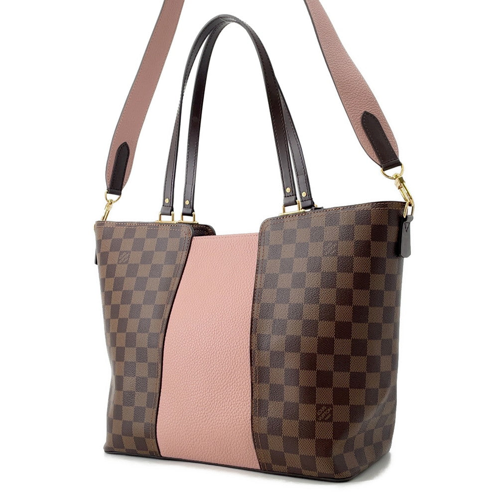 LOUIS VUITTON Jersy Brown/PinkN44041 Damier Ebene Canvas Taurillon Leatherã¼