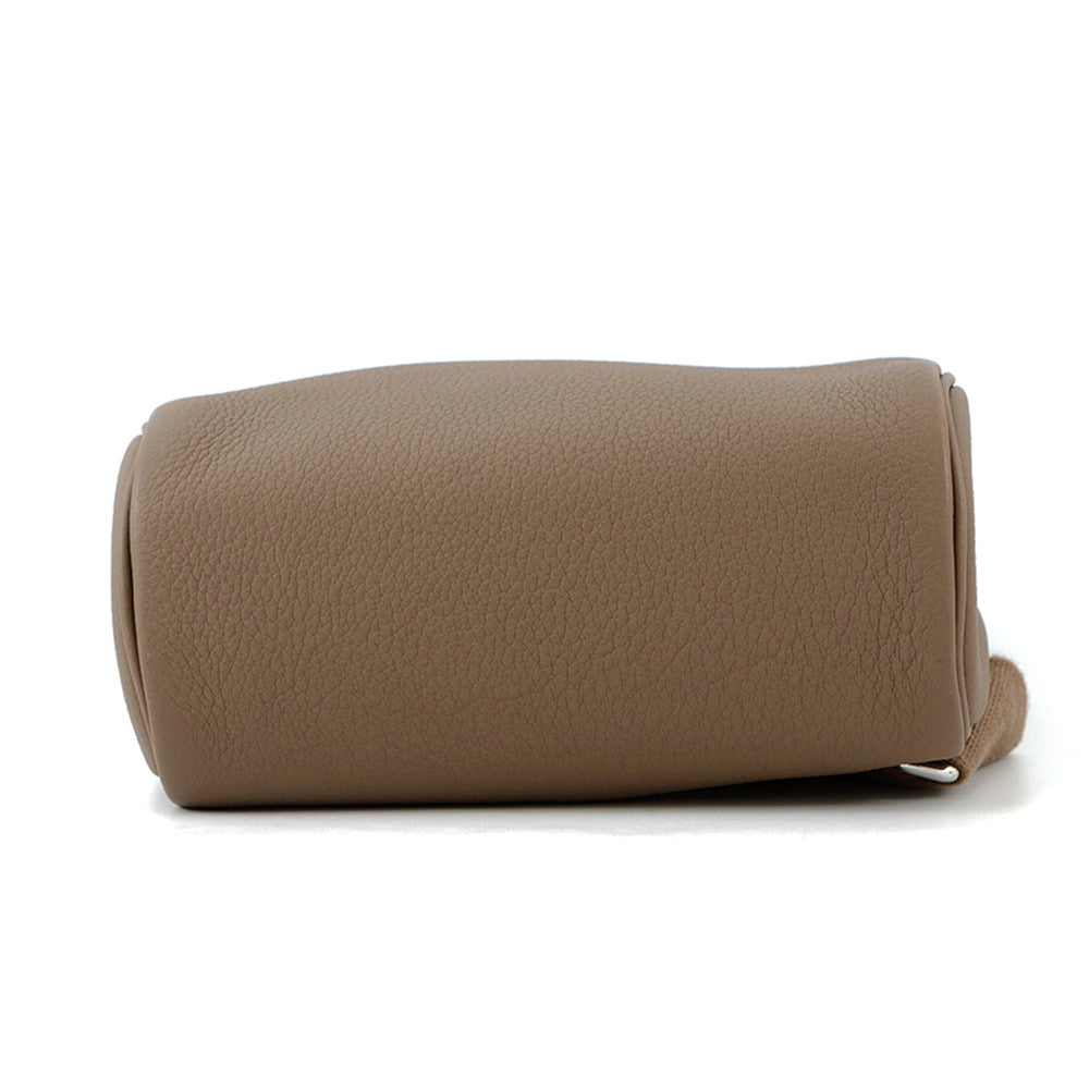 HERMES Akkad Etoupe Togo Leather Size PM