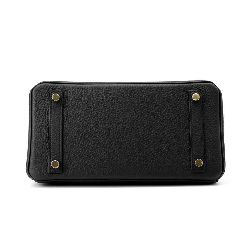 HERMES Birkin Black Togo Leather Size 25