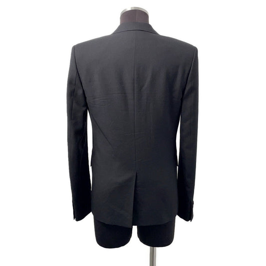 SAINT LAURENT PARIS 2B Tailored Jacket Size Chronomat 44 Black507472 Wool 100%