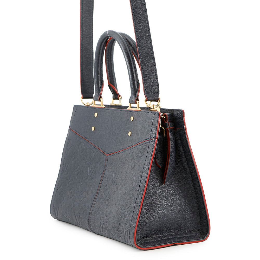 LOUIS VUITTON Sully Marine RougeM54195 Monogram Empreinte Leather Size PM