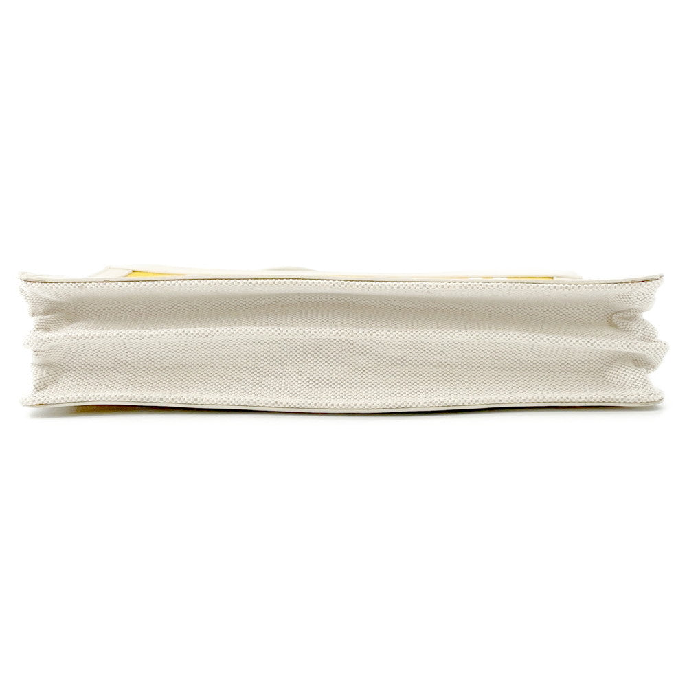 BALENCIAGA Shoulder Bag Yellow339937 Canvas Leather
