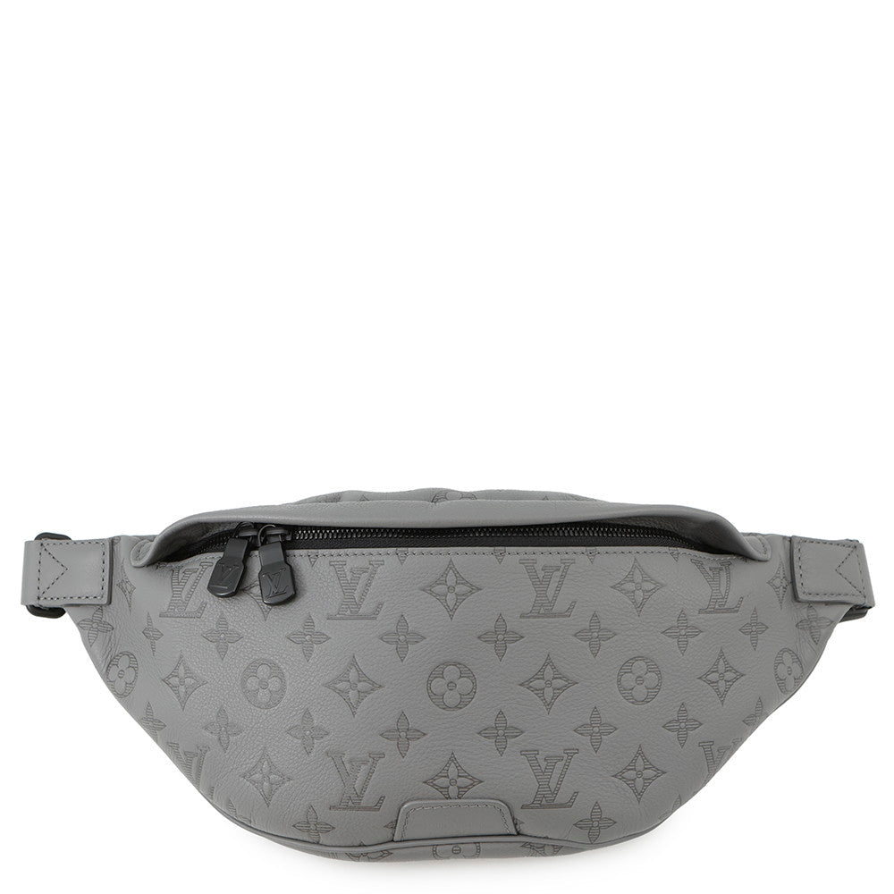 LOUIS VUITTON Discoveryã»Bumbag GrayM46108 Monogram Shadow Size PM