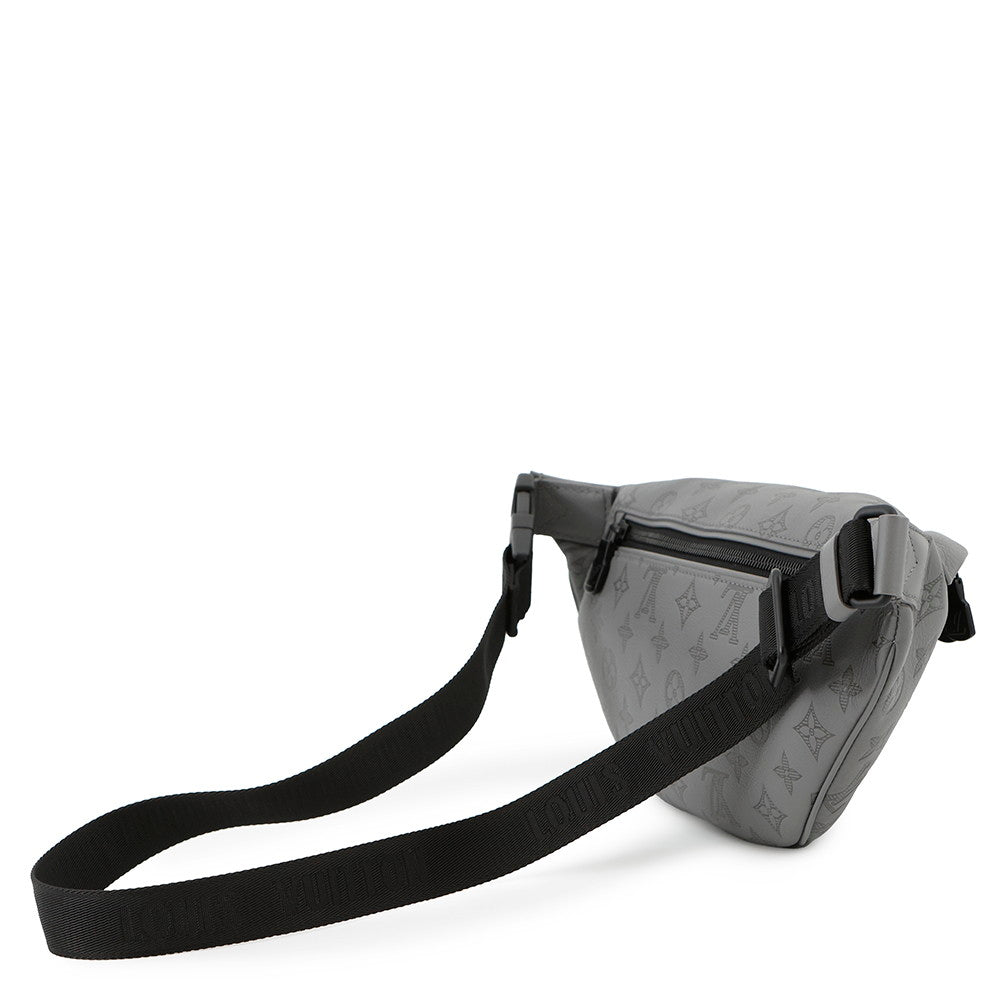 LOUIS VUITTON Discoveryã»Bumbag GrayM46108 Monogram Shadow Size PM