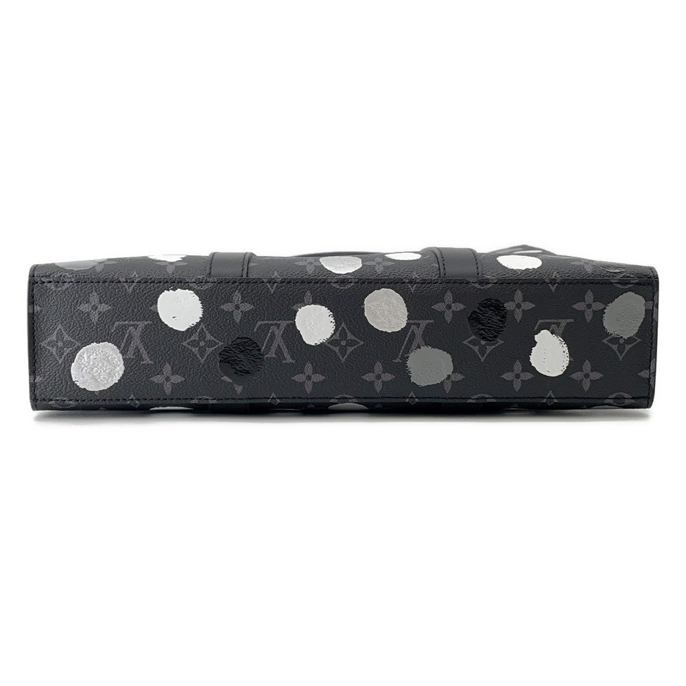LOUIS VUITTON LV Ã YK Sac Plat NoirM46404 Monogram Eclipse Painted Dot