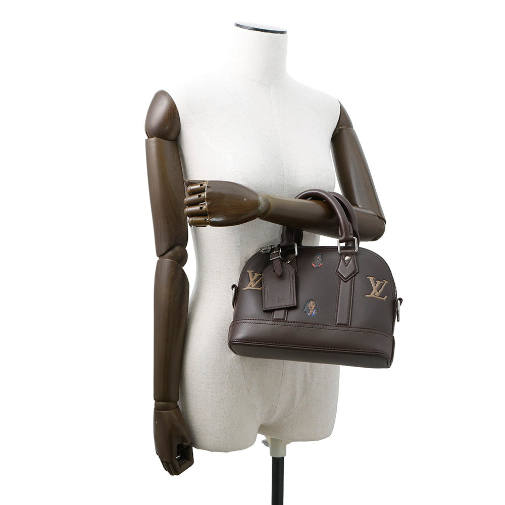 LOUIS VUITTON Alma Henry Taylor BrownM24520 Calf Leather Size 25