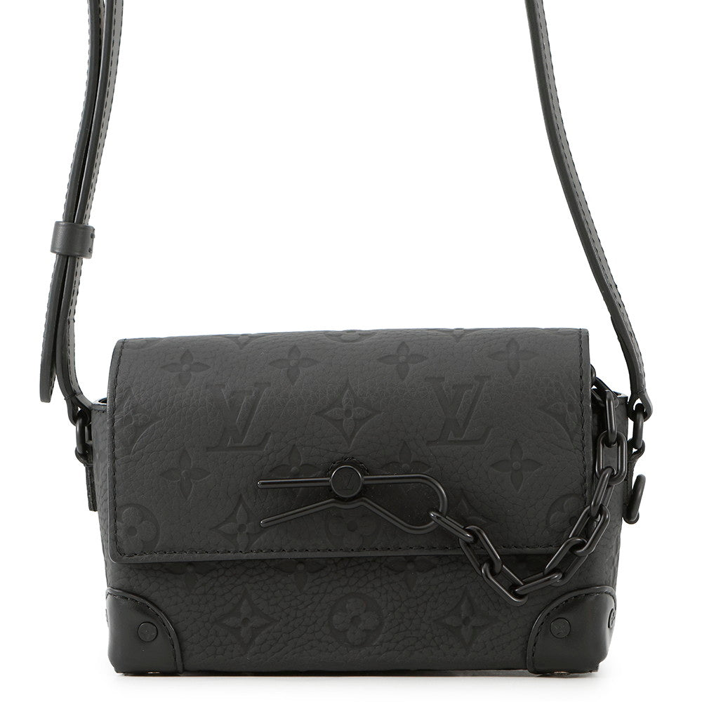 LOUIS VUITTON Steamer Wearable Wallet NoirM81746 Monogramã»Taurillon