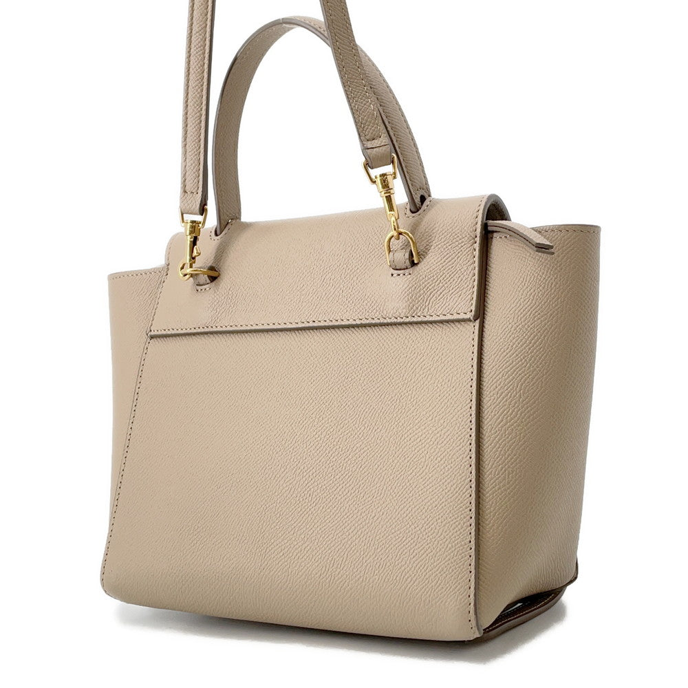 CELINE Belt bag Beige189003 Leather Size Nano