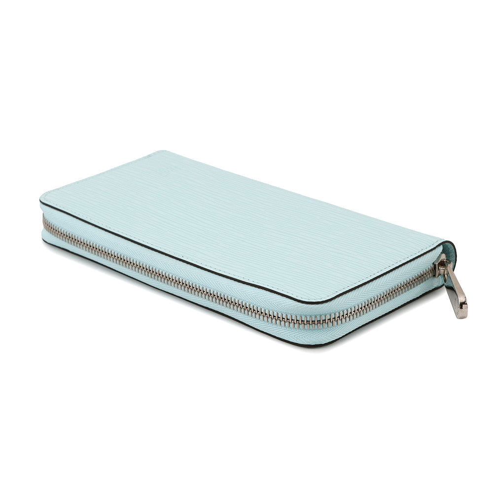 LOUIS VUITTON Zippy Wallet Light BlueM82141 Epi Leather