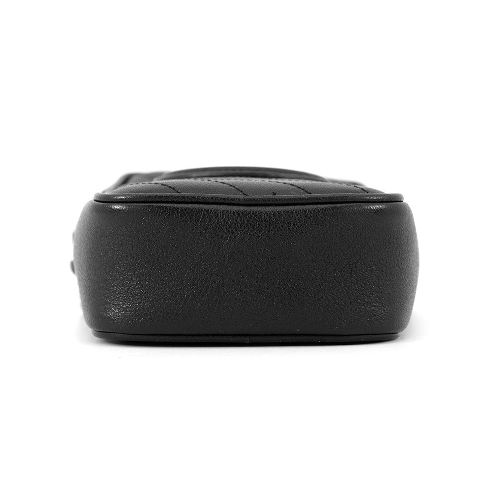 GUCCI Blondie ChainShoulder Black760315 Leather